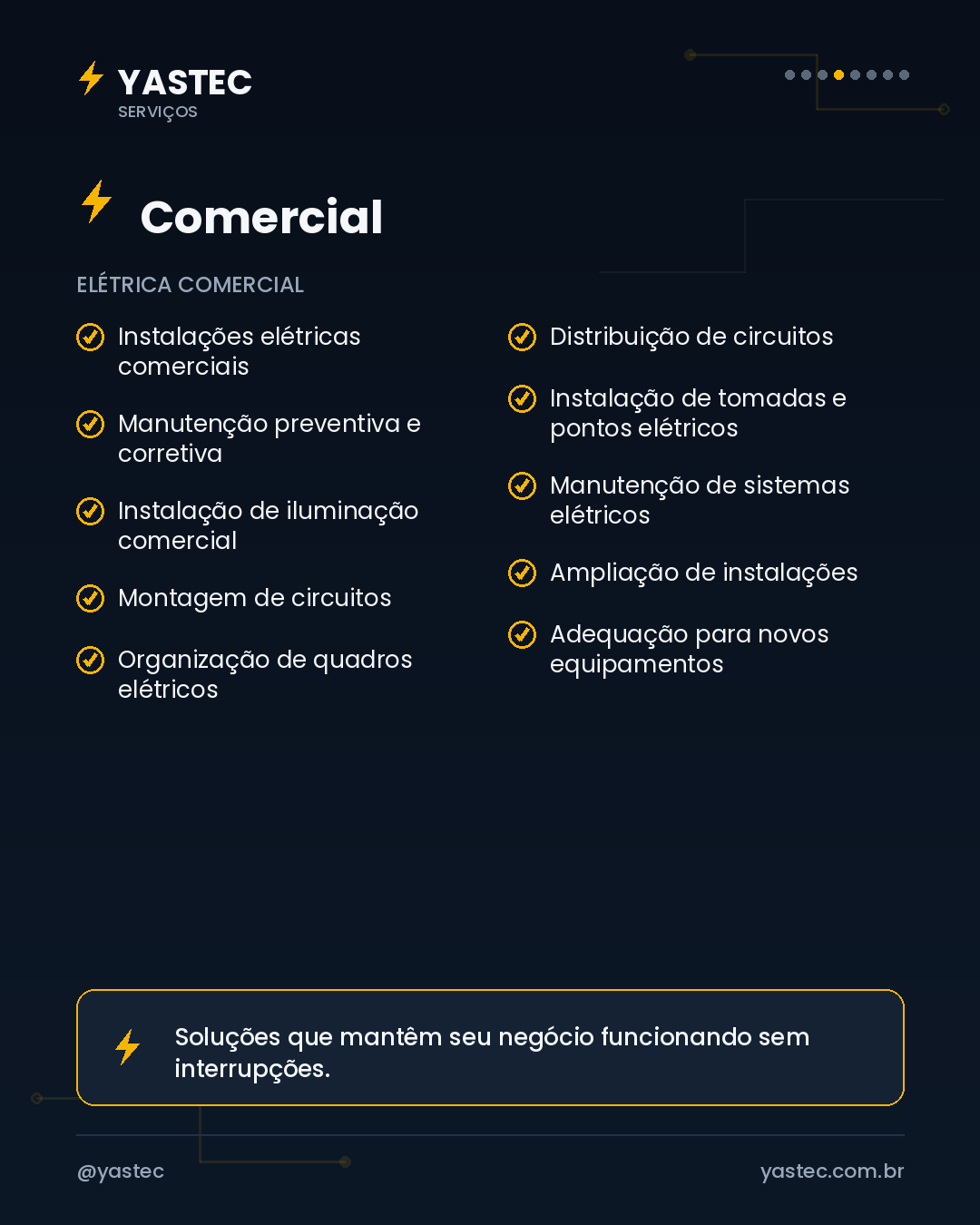 Yastec - serviços comerciais